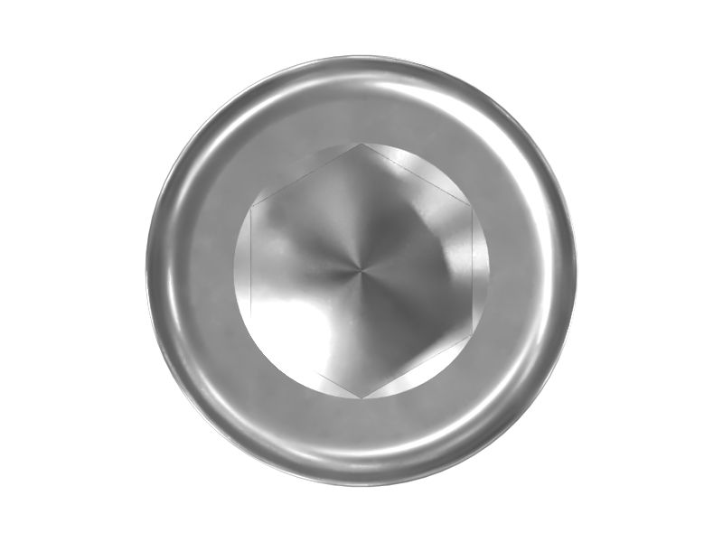 Болт с шестигранной головкой под торцевой ключ с резьбой 4-40