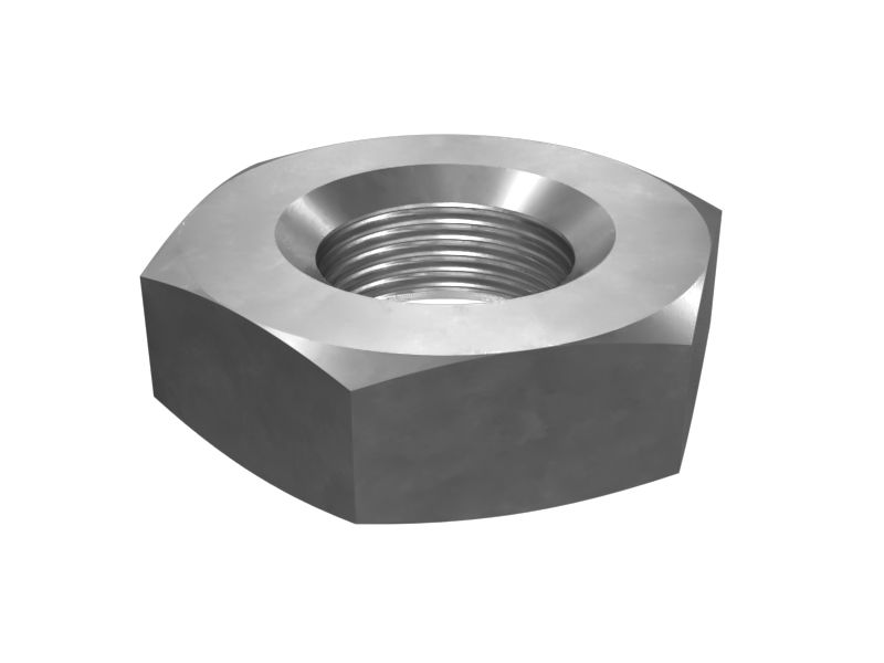 Шестигранная стопорная гайка с резьбой M6X1