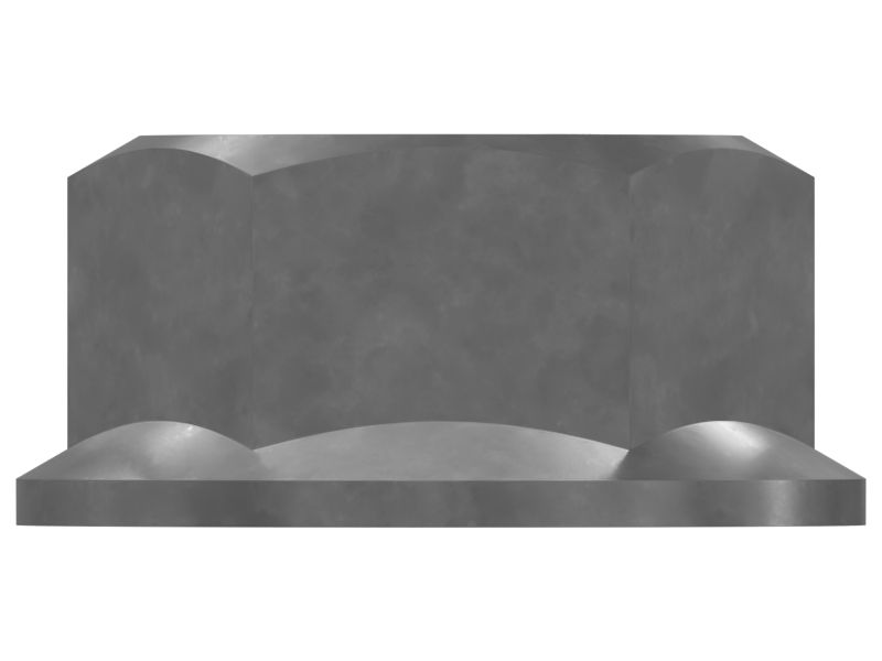 Шестигранная фланцевая гайка 3/8"-16