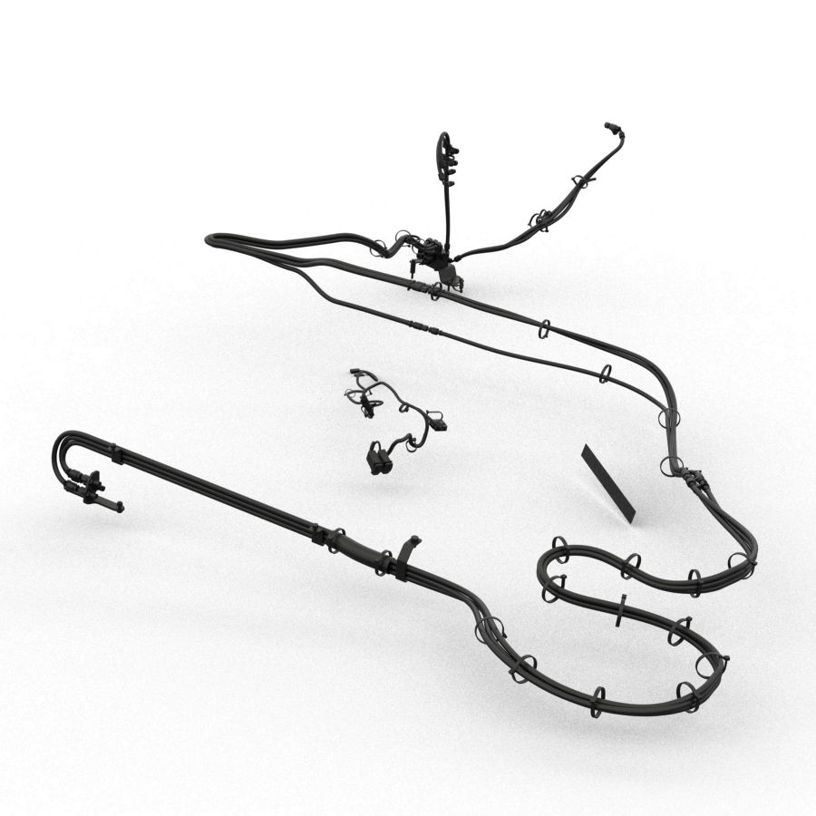 Hydraulic Hoe Coupler Lines kit, Pilot Ext-Stick