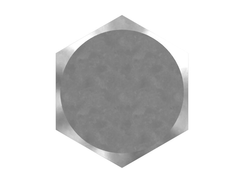 Шестигранная гайка размера 23,81 мм