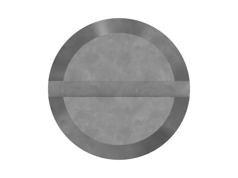 Винт с длинным насечками 46,05 мм