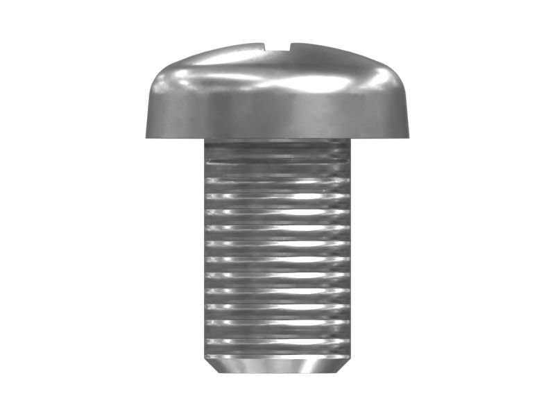 Винт с резьбой на поддонной головке длиной 8 мм