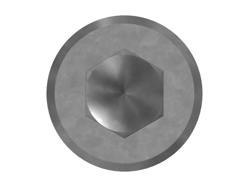 Болт с шестигранной головкой под торцевой ключ и резьбой 1/2-13