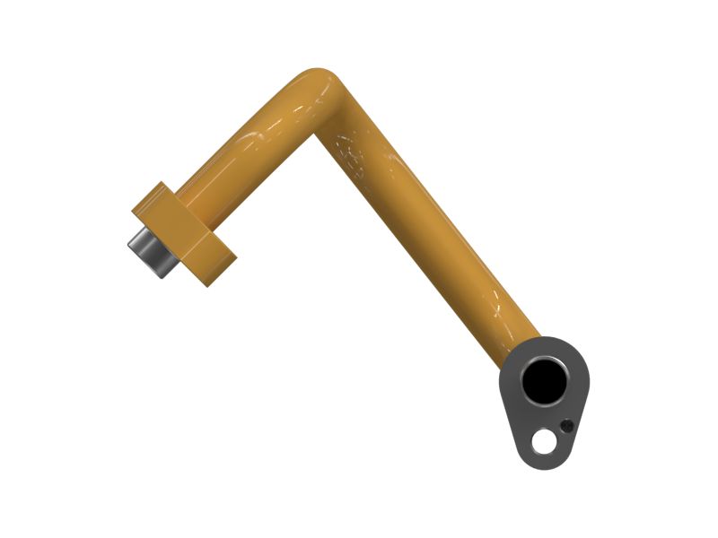 Стальная труба с несколькими изгибами с наружным диаметром 19,05 мм