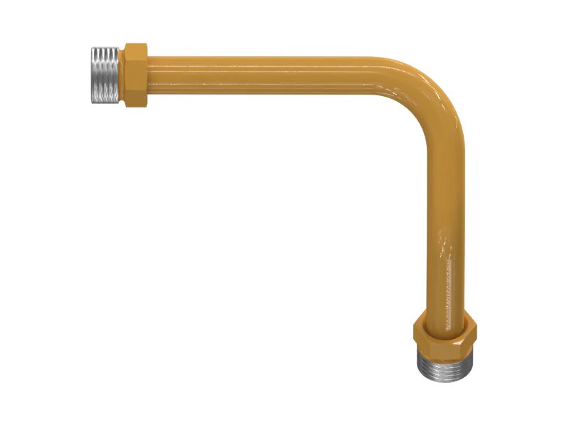 Перевернутая труба с несколькими изгибами 12,70 мм