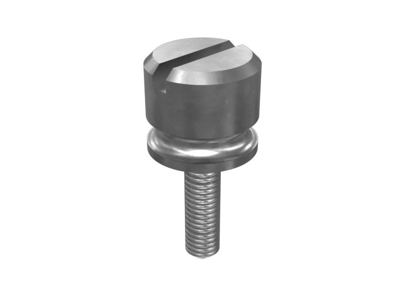 164-3766: Фиксирующий винт с накатанной головкой длиной 26,60 мм