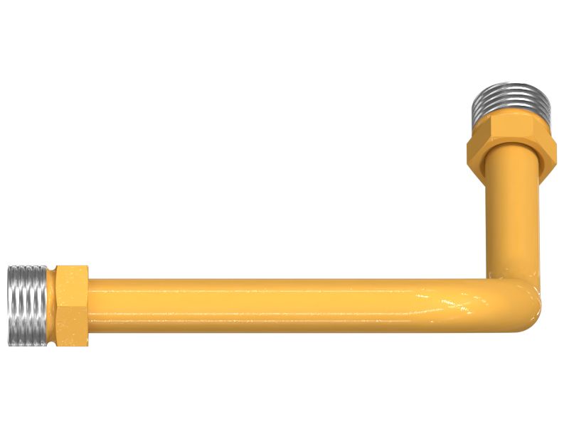 Перевернутая труба с несколькими изгибами 12,70 мм