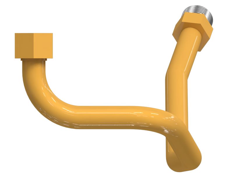 Гидравлическая трубка с многократным изгибом 25,40 мм