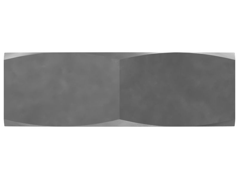 Шестигранная стопорная гайка с резьбой M6X1