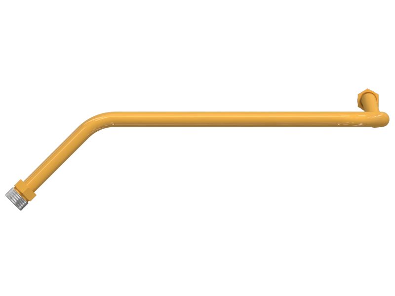 Стальная трубка рабочего тормозного контура диаметром 12,7 мм