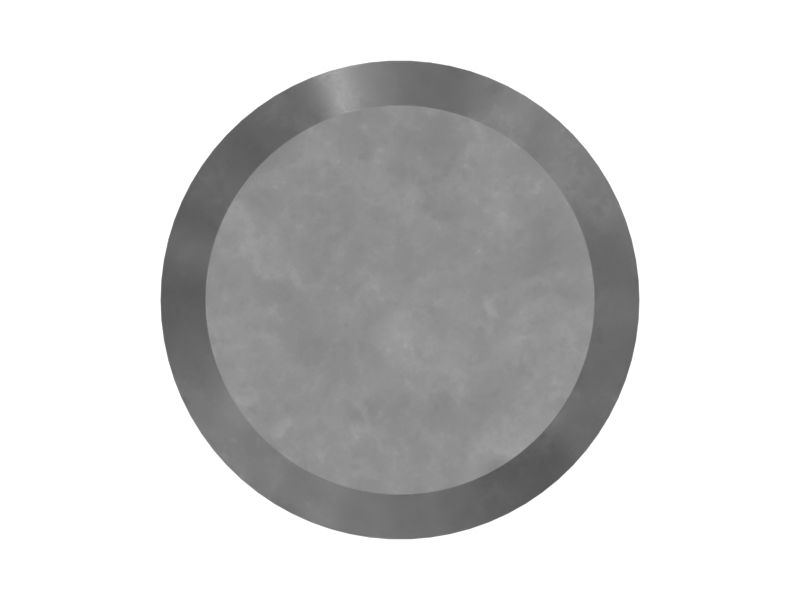 Стальной цельный штифт длиной 38,10 мм