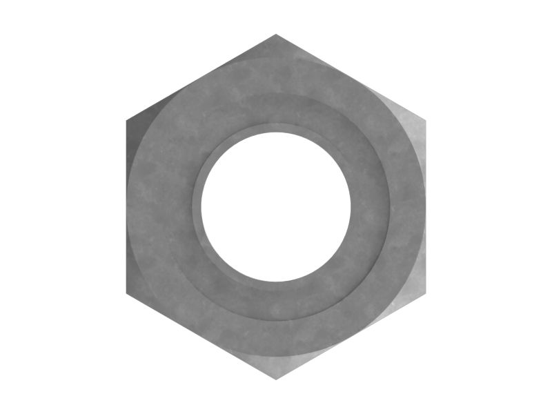 Шестигранная уплотнительная гайка с резьбой 7/8-20 дюймов