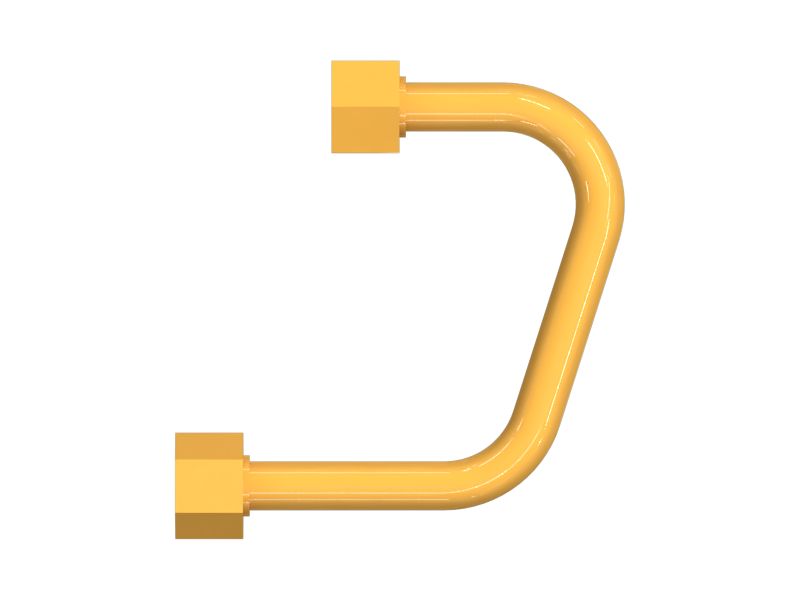 Стальной патрубок топливопровода с наружным диаметром 19,05 мм