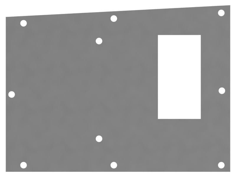 Прокладка крышки толщиной 4,8 мм