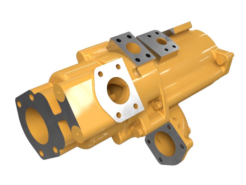 10R-4480: БЛОК ШЕСТЕРЕНЧАТОГО НАСОСА
