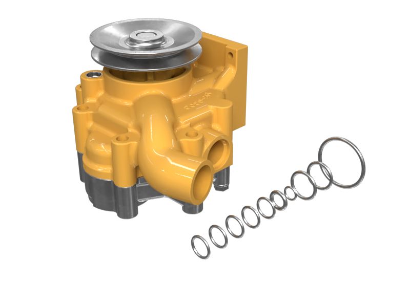 БЛОК ВОДЯНОГО НАСОСА