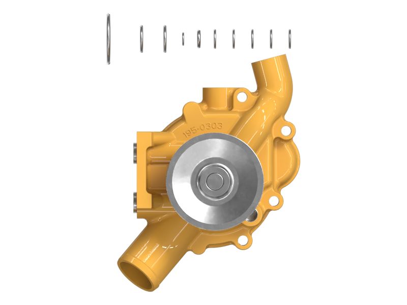 БЛОК ВОДЯНОГО НАСОСА