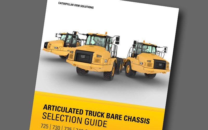 articulated truck bare chassis