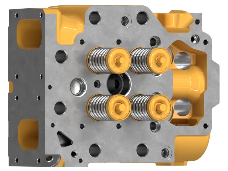 Cat® 3512E Reman Upgrade-to-New (UTN) Cylinder Head