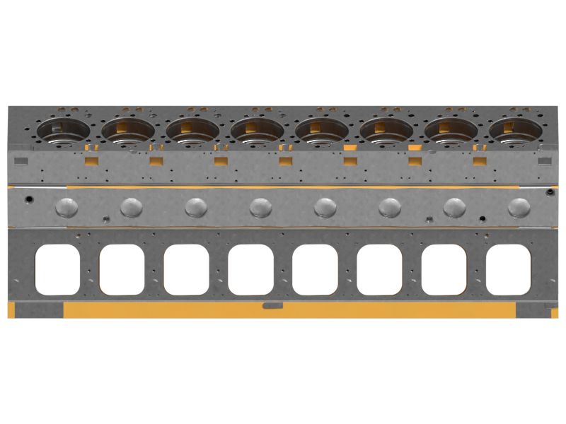 БЛОК ЦИЛИНДРОВ В СБОРЕ