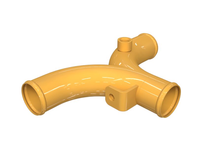 Стальной патрубок в сборе