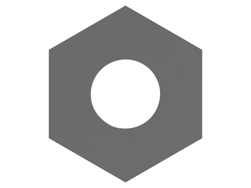 ШЕСТИГРАННАЯ ГАЙКА