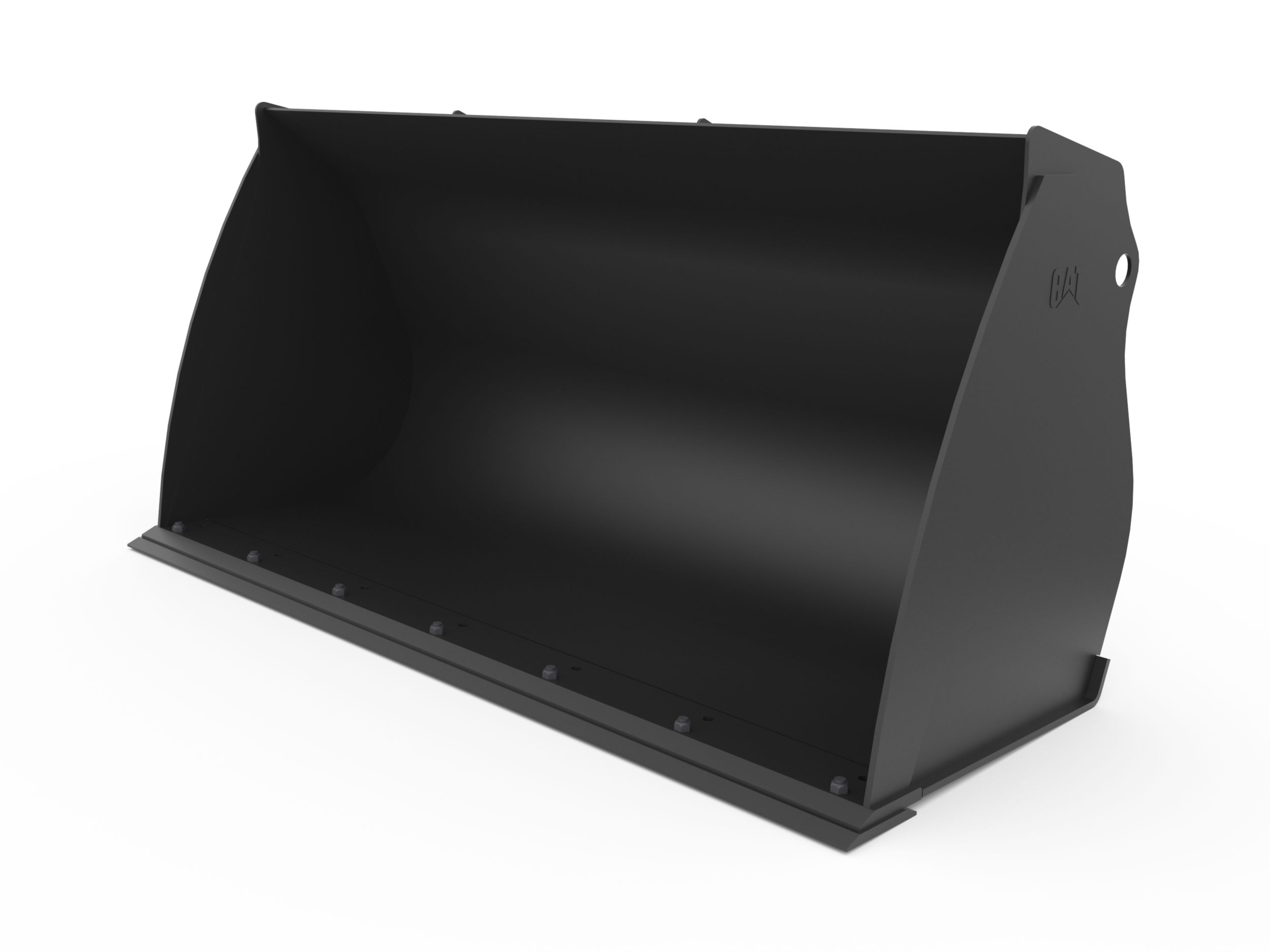 Ковш 1,0 куб. м (1,3 куб. ярда), устройство смены навесного оборудования мини-погрузчика, режущая кромка с болтовым креп