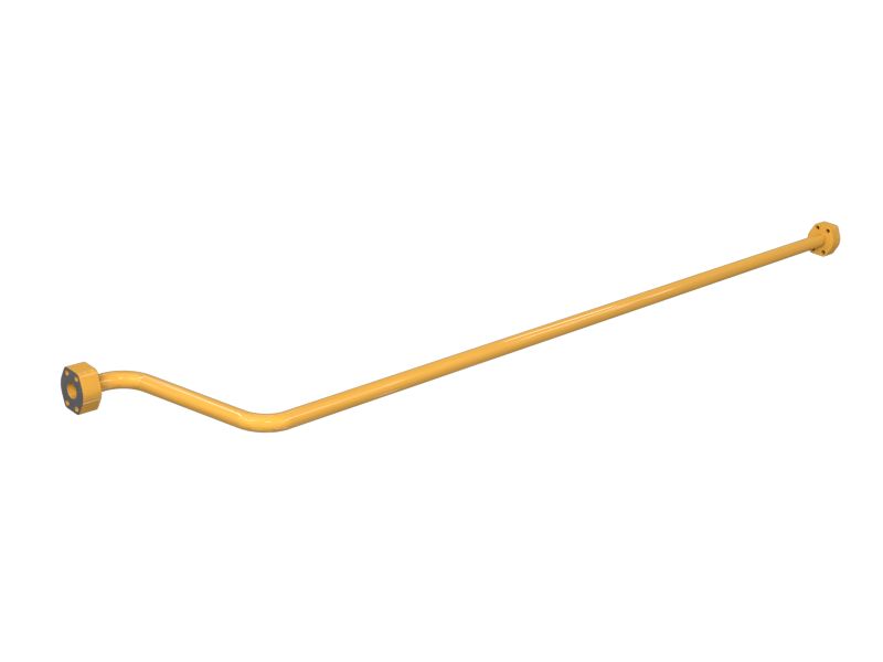 107-9347: Жидкостный патрубок с несколькими изгибами на фланцевом конце 31,75 мм