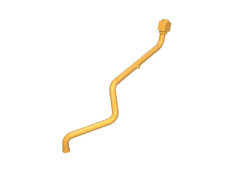 443-7280: Стальная трубка маслоохладителя гидросистемы 57,15 мм