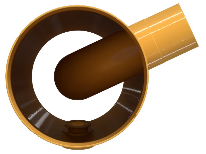 Трубка пылеэжектора в сборе