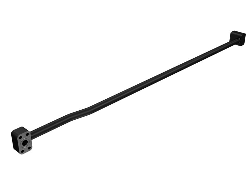 Стальной коленчатый патрубок 34,00 мм с фланцами на обоих концах