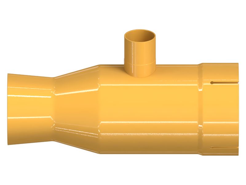 Трубка пылеэжектора в сборе