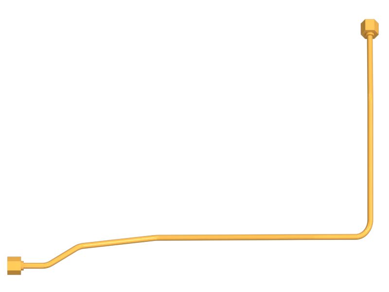 Стальной патрубок в сборе