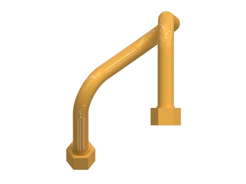 Стальной патрубок в сборе