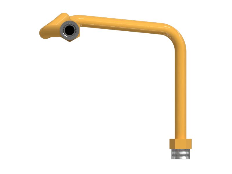 Стальной патрубок в сборе