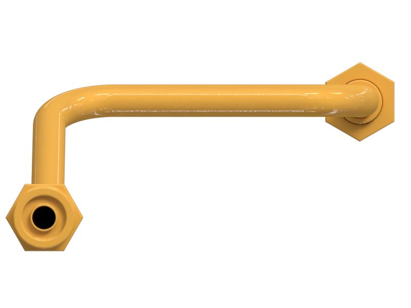 Стальной патрубок в сборе