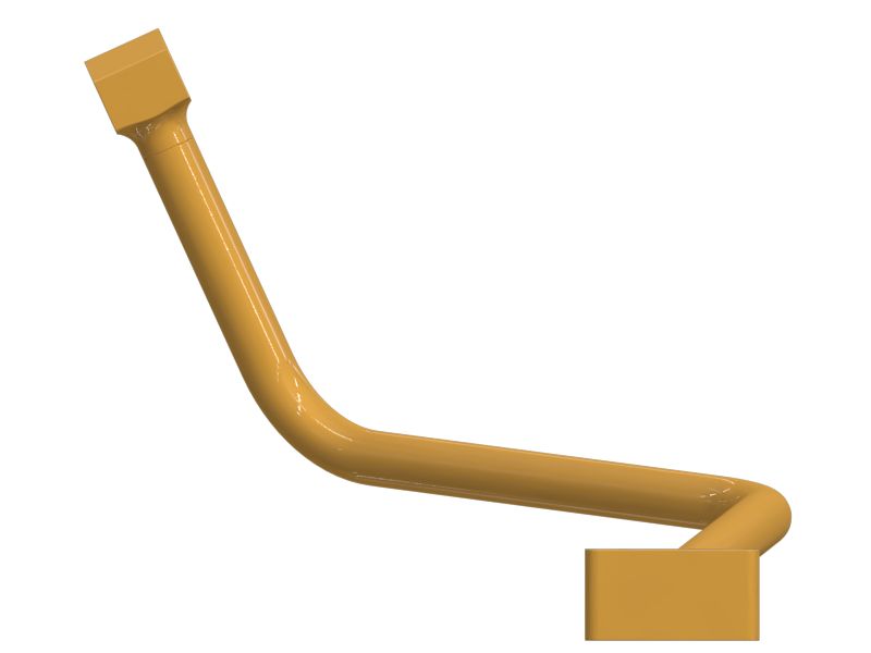 Стальной патрубок в сборе