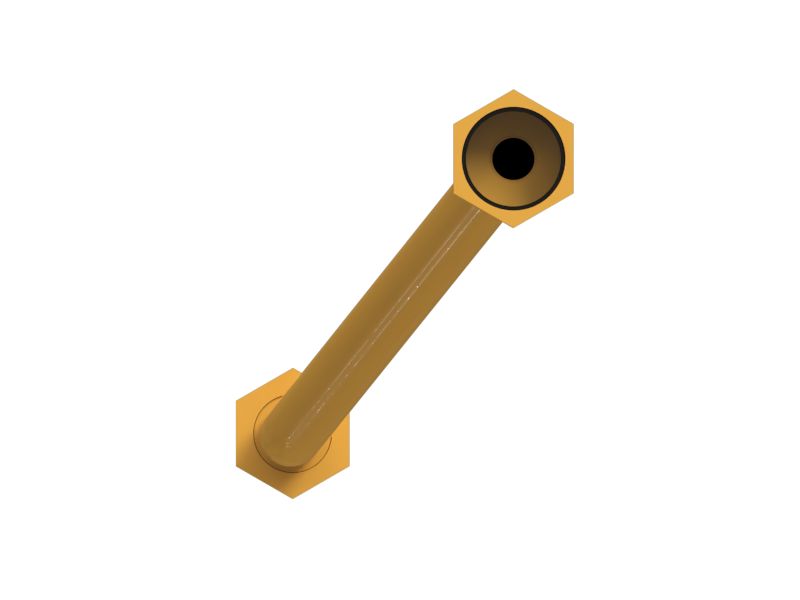 Стальной патрубок в сборе