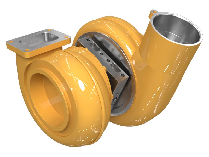 БЛОК ОСНОВНОГО ТУРБОКОМПРЕССОРА