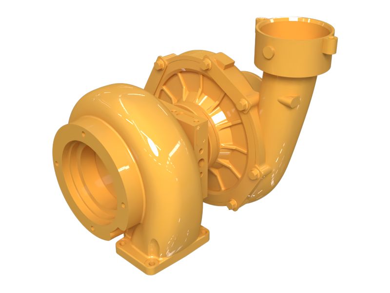 БЛОК ОСНОВНОГО ТУРБОКОМПРЕССОРА