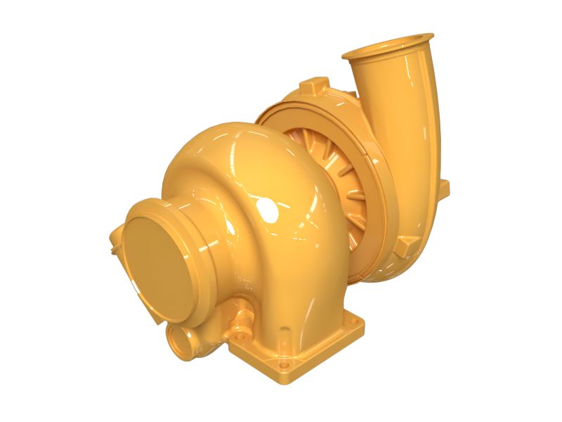 БЛОК ОСНОВНОГО ТУРБОКОМПРЕССОРА