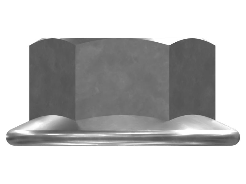 M10 x 1.5mm Hex Flange Nut