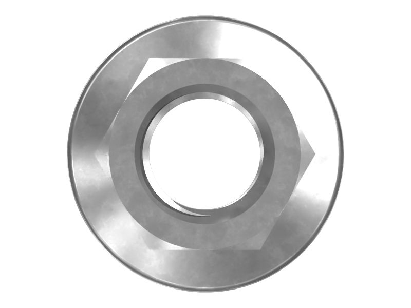 M10 x 1.5mm Hex Flange Nut