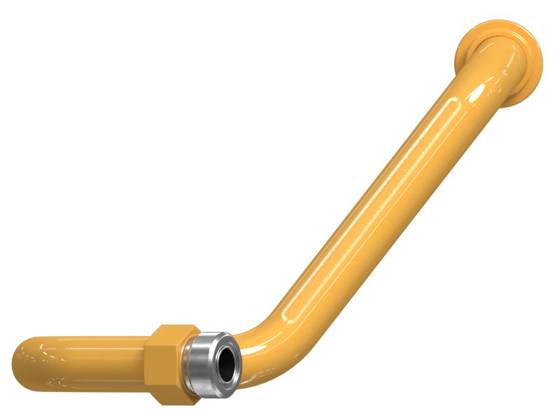 Стальной патрубок в сборе