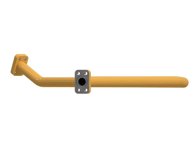 Стальной патрубок в сборе