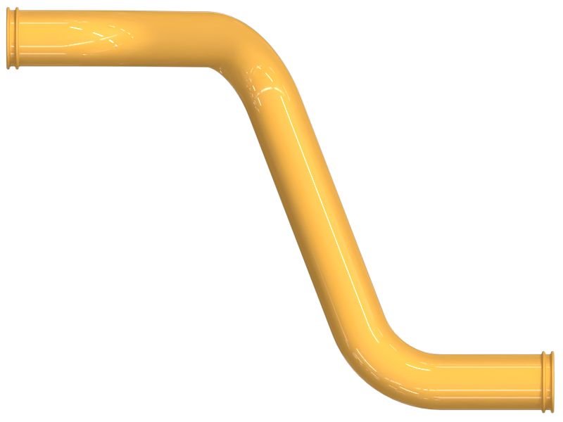 Стальной патрубок в сборе