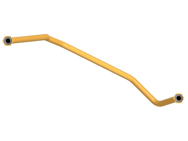 Патрубок 25,40 мм масляного фильтра двигателя с многократным изгибом