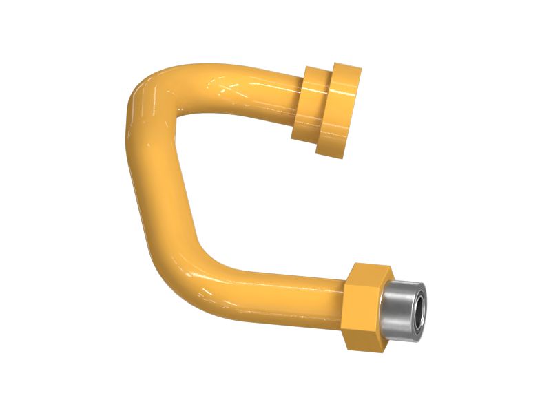 Трубка гидросистемы с несколькими изгибами диаметром 25,40 мм