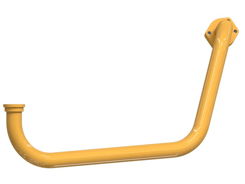 Стальной патрубок в сборе